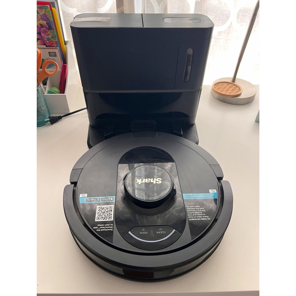 Shark AV2501S AI Ultra Robot Vacuum Self-Empty Base Wi-Fi Mapping HEPA
